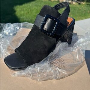 Donald J. Pliner Black Suede Women's Shoes